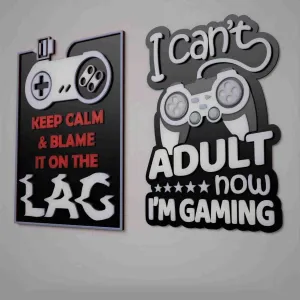 GAMING - WALL ART - VERSION 1