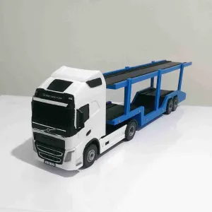 VOLVO TRUCK AND CAR TRANSPORT TRAILER