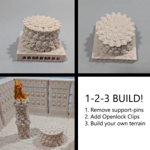 Necropolis tile - round altar