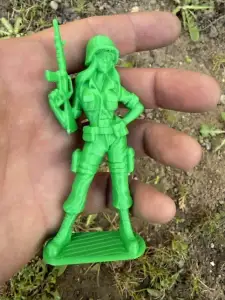 Women toy soldiers