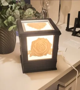 Lithophane lamp box Stone
