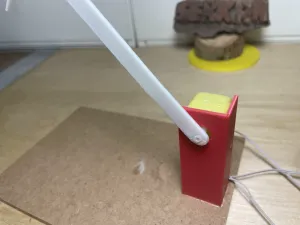 miniature parking gate with dc motor