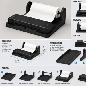 thermal printer holder