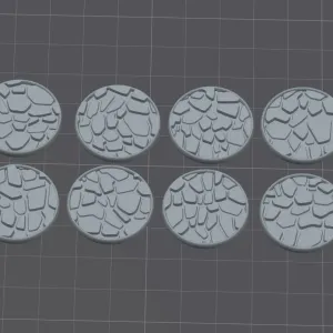 25mm terrain base - cobblestone 01