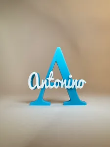 Placa de Nome 3D - Antonino