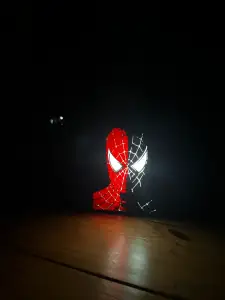 Dark themed Spider Man Lightbox v2 models