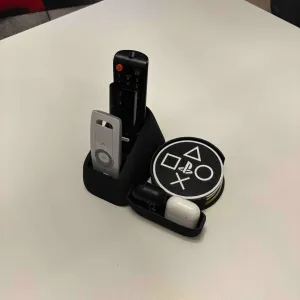 remote control stand+coaster+airpods