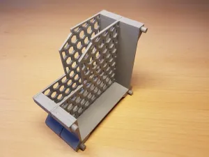 P-Touch TZe Tape/Cassette Holder org. rack 6,9,12,18,24,36mm