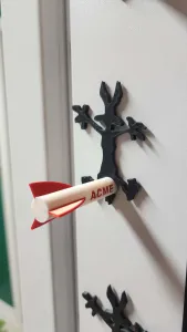 wile è coyote fridge magnet