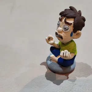 Stress Man Inciense holder / Hombre estresado Sahumerio