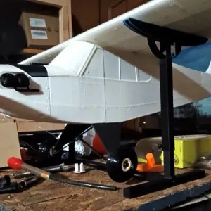 RC Airplane CG adjustable stand
