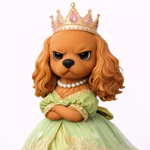 Pieza de ajedrez Reyna perro