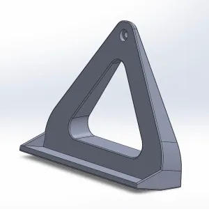 single cd wall holder, 11mm.3mf