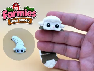 Articulated flexy sheep toy - Farmies collection