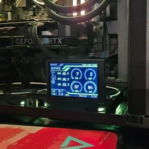 3.5 inch display holder on pc fan