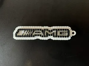 AMG Mercedes flexy keychain