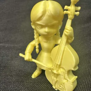 Wednesday Playing Cello Addams Family