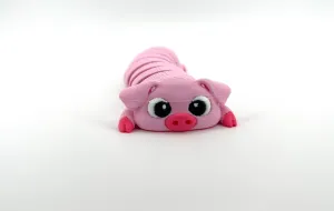 Articulated flexy pig toy - Farmies collection