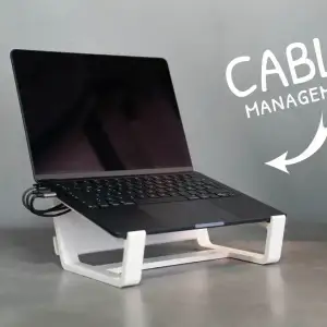 LAPTOP STAND (With cable management)