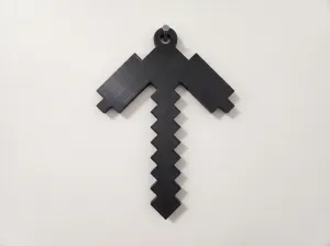 Minecraft Pickaxe Wall Art - Gamer Decor