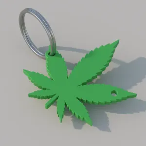 Leaf Type key chain