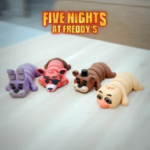 PACK FIVE NIGHTS AT FREDDY’S ARTICULATED KEYCHAIN FUNKO POP