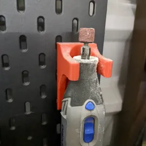 Ikea pegboard dremel holder