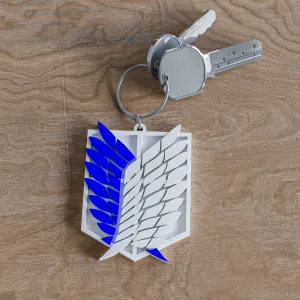 Attack on Titans - multicolor keychains