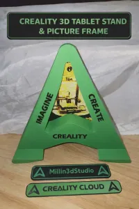 Creality Logo Picture Frame/Tablet Stand - No Cfs Needed