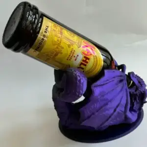 Stand bottle with dragon form