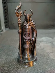 KING – Loki Mythological Viking Chess – Gods of Ragnarok 3mf