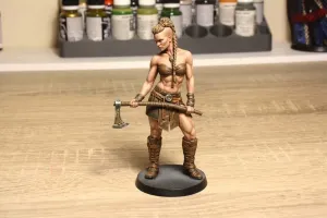 Warrior woman sculpture 3