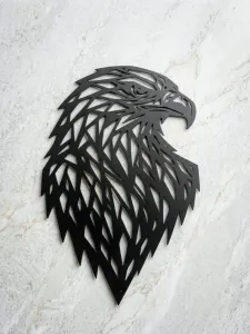 Geometrischer Adler-Kopf | Modern Low-Poly Wall Art