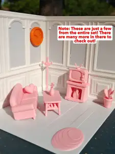 Doll and Barbie House Series - Livingroom Set/Accessories
