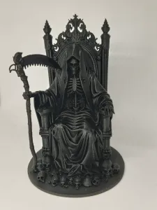 skeleton throne