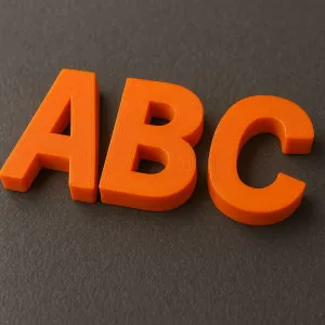 3D PRINTABLE LETTERS