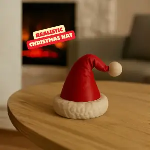 CHRISTMAS HAT / SANTAS HAT (REALISTIC) / NO AMS
