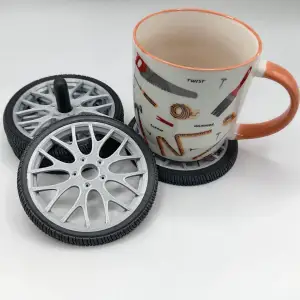 Alloy Wheel Coasters | Drink Coasters |Wheel Decor