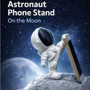 Astronaut phone holder