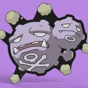 Weezing Wall Art