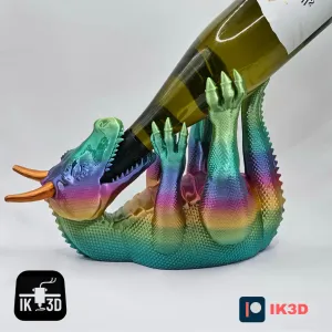Dragon Wine Bottle Holder / No Supports