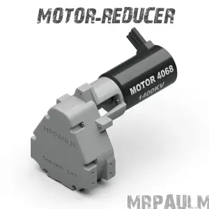 KAMAZ 6350 8x8: Motor-reducer