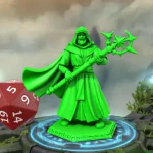 Male human wizard