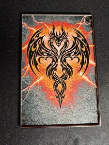 Tribal Black-Red Drake - Hueforge