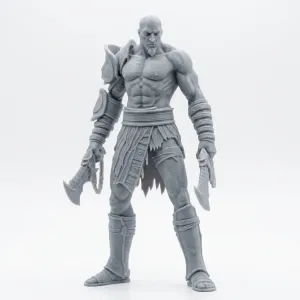 Kratos God of War Statue