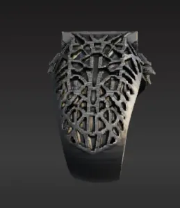 Geometric Lion Monarch Ring – Noah0x03
