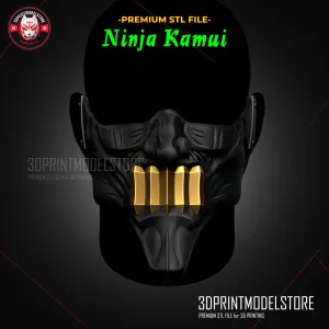 Ninja Kamui Zai Mask - Anime Cosplay Oni Samurai Halloween