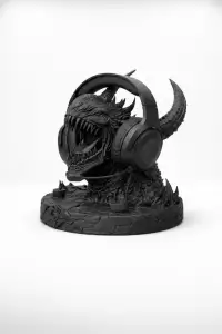 Demonic Lava Demon  Headset Holder