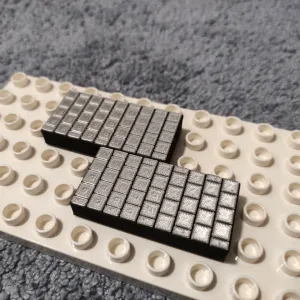 Duplo low bricks textured and smooth