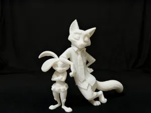 Zootopia Rabbit Judy and Fox Nick 2疯狂动物城兔子朱迪和狐狸尼克2